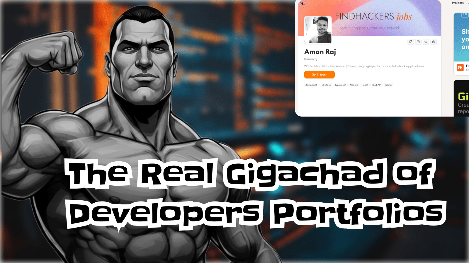 The Gigachad🗿 of Developers Portfolios !!! Best developers portfolio ever existed ☠️